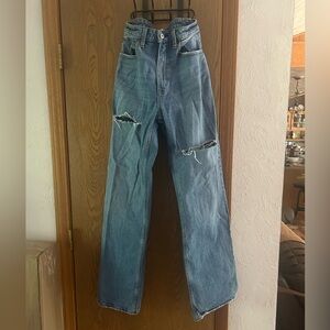 Abercrombie & Fitch Curve Love High Rise 90s Relaxed Jeans